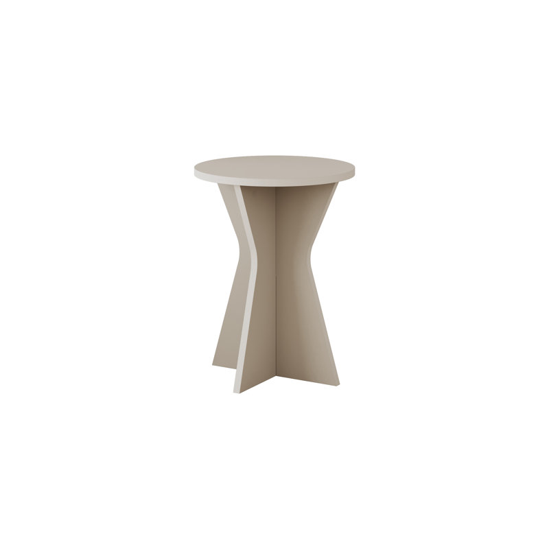 Lisa 40cm Round Side Table, Lisa 40cm Round Side Table Sandstone