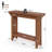 40" Solid Wood Narrow Console Table With Storage