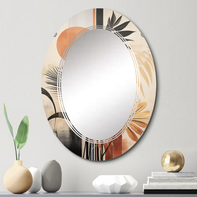 Jacksonia - Miroir mural moderne ovale