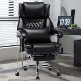 High Back Ergonomic Office Chair With Adjustable Armrest And  Adjustable Lumbar Support