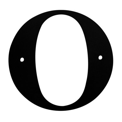 Metal Surface Mount House Letter