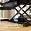 Convertisseur de bureau électrique debout 36 po avec bouton-poussoir VersaDesk PowerPro-890077001-890077004