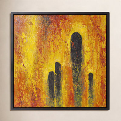 Comet Blue Flare Painting