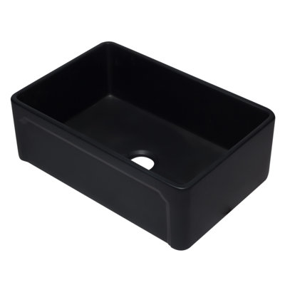 29.75'' L Single Bowl Fireclay Kitchen Sink