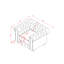 Fauteuil Chesterfield classique pour salon en similicuir-190034036