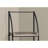 Contemporary 3 Tier Shelf 48"H, Brown Laminate, Black Metal, Displaying Plants Modern 48"H Bookcase In Dark Taupe, Metal Frame, Fits Apartment Decor