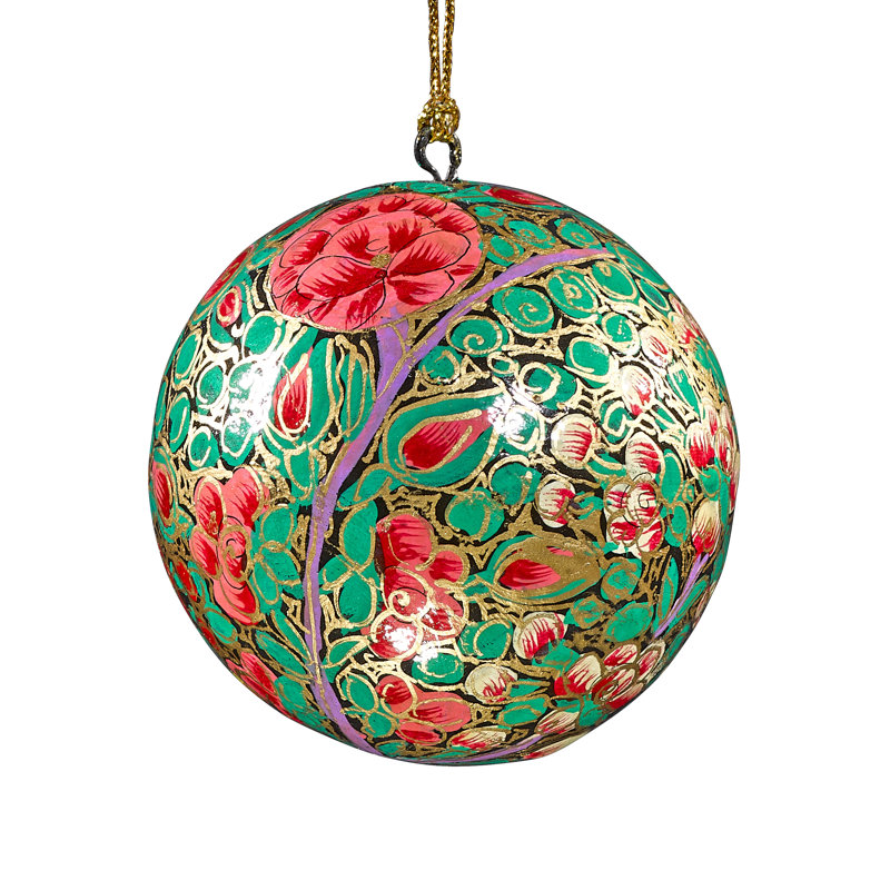 7.62cm Handmade Paper Plants & Flowers Bauble
