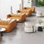 Banc rembourré en similicuir Fashion-101547810