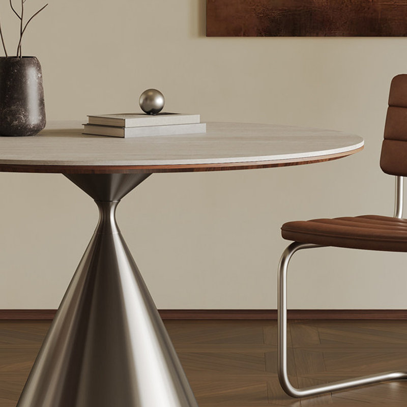 Table ronde Modern Rock, H 29,52 po x l 43,3 po x P 43,3 po
