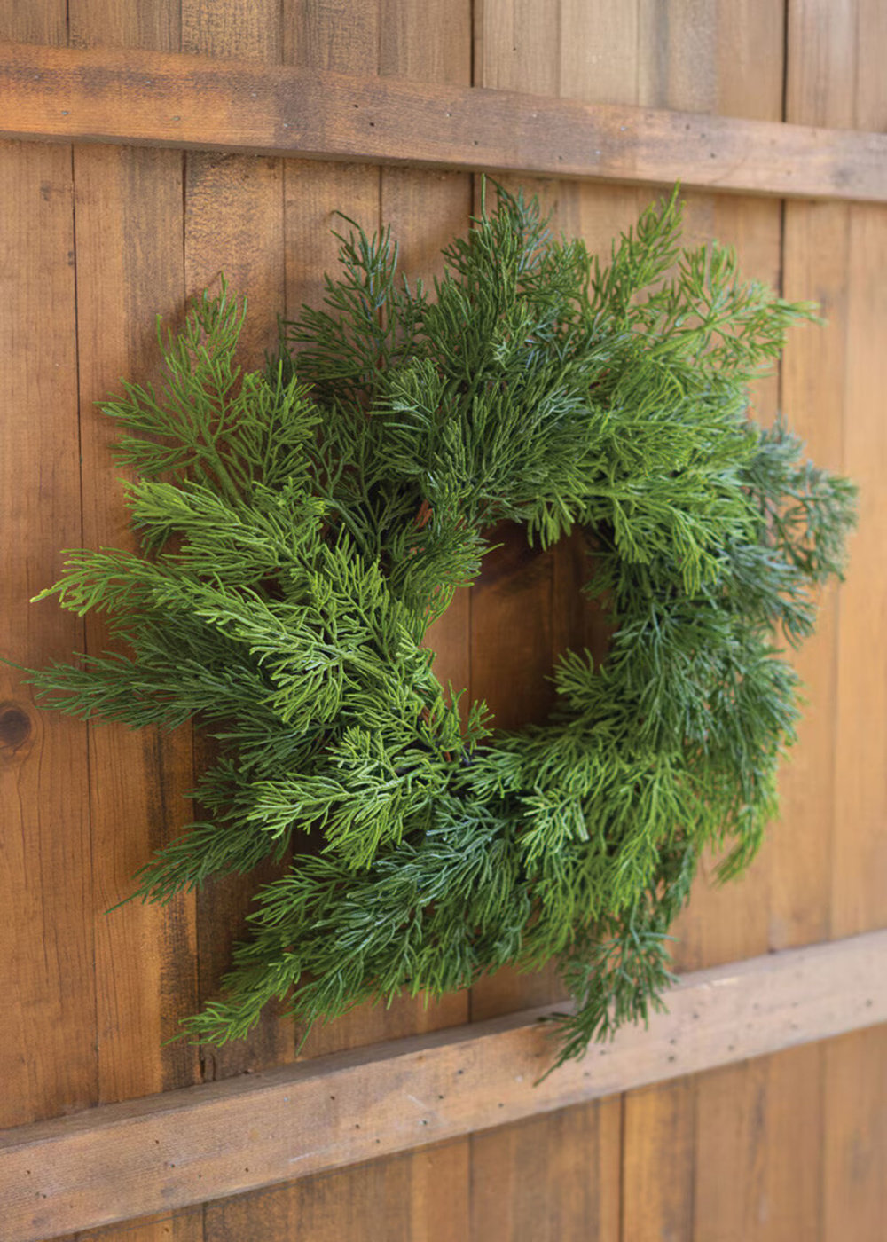 ARTIFICIAL CEDAR WREATH - 16"D