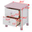 Table de chevet 2 tiroirs-1357654909