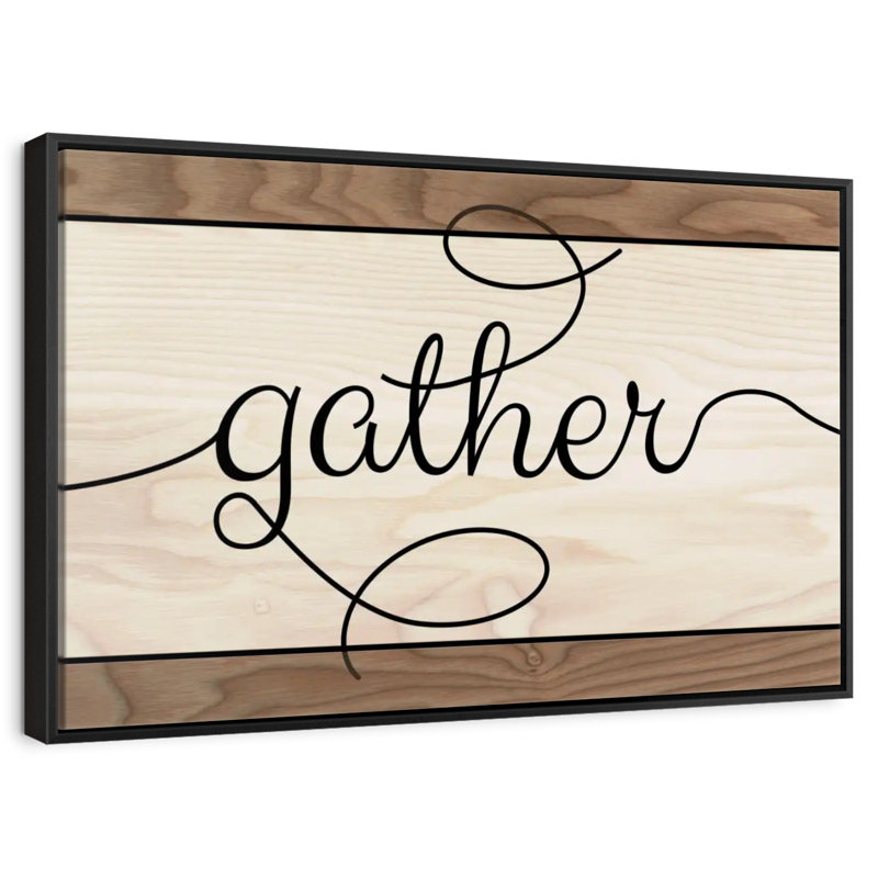 Tergel Gather Typography III, 17" H x 25" W