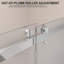 Porte de douche/baignoire coulissante double sans cadre CatalystAE 56" - 60" L x 66" H avec verre dépoli-114374184
