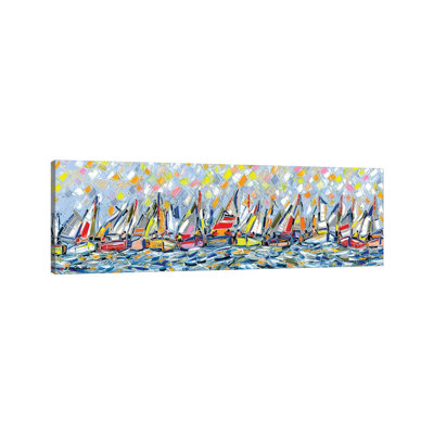 Diamond League by Joachim Mcmillan - Panoramic Painting on Canvas