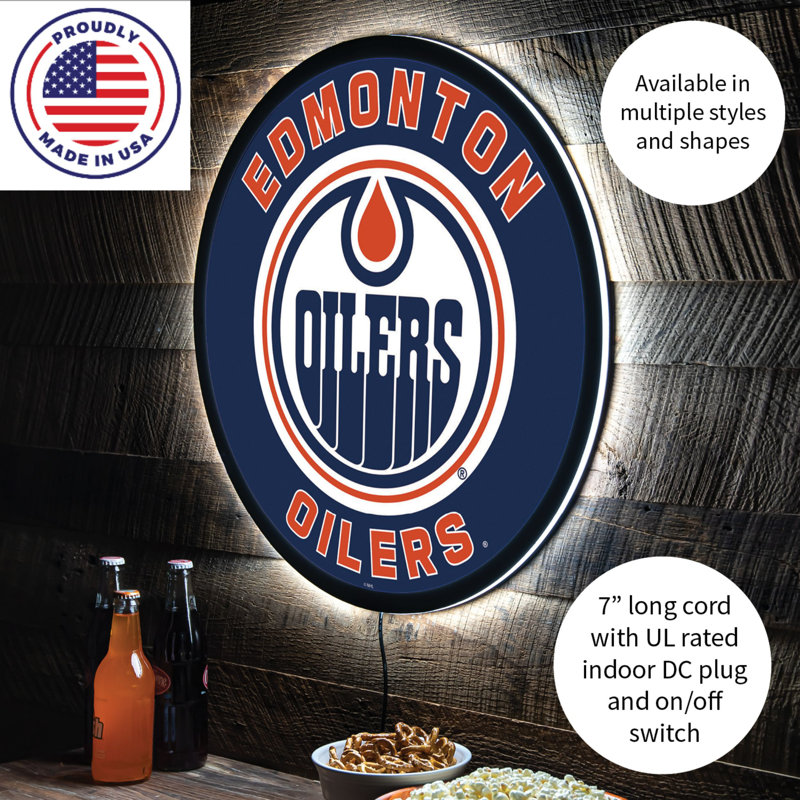 Enseigne murale 23 po NHL, NHL Edmonton Oilers