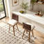 Tabouret de bar pivotant d'intérieur avec structure en métal
