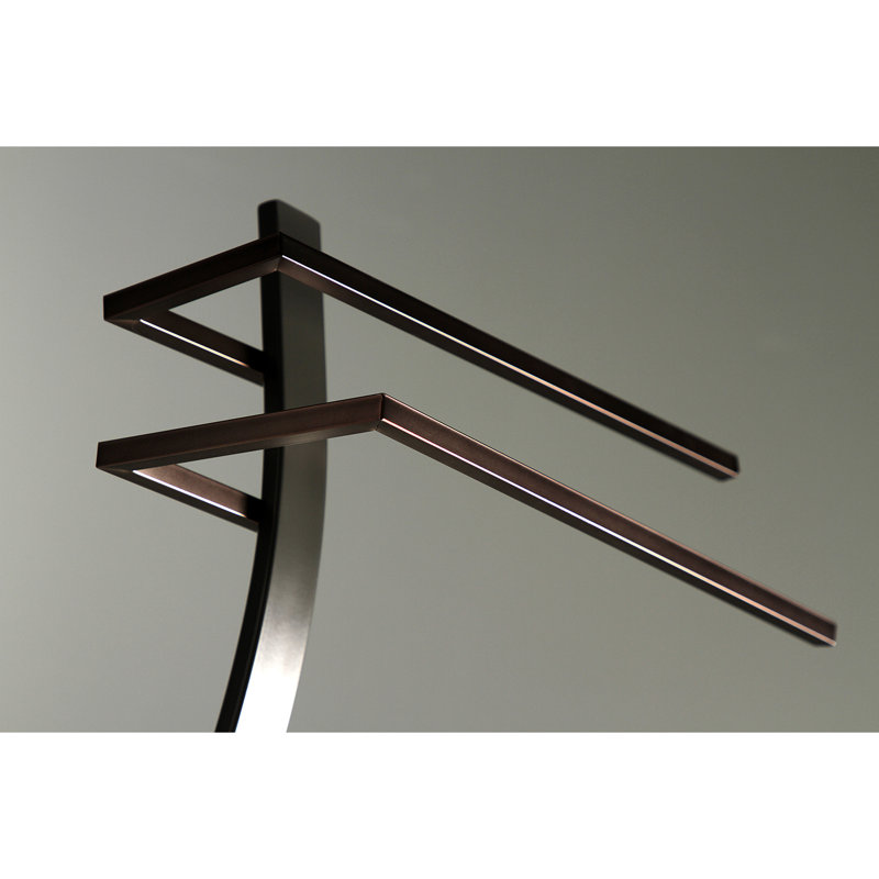 Kingston Brass Edenscape Freestanding Dual Towel Rack, Oil Rubbed Bronze
