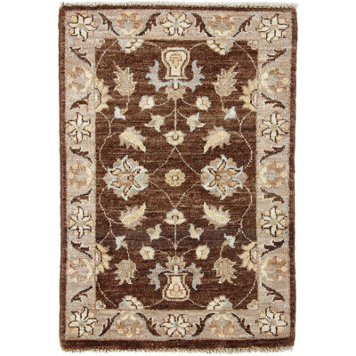 Rectangle 63 cm x 98 cm Oriental Hand Woven Area Rug