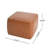 Upholstered Square PU Leather Ottoman