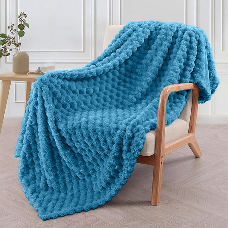 Couverture en velours Kondieu, Blue