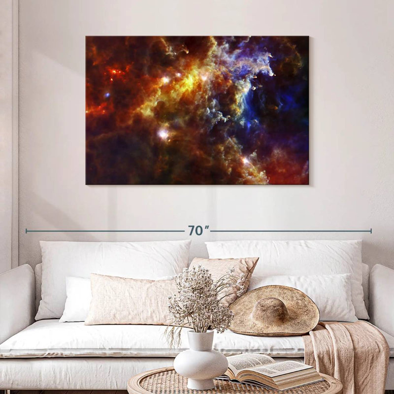 Oberle Rosette Nebula, 30" H x 45" W