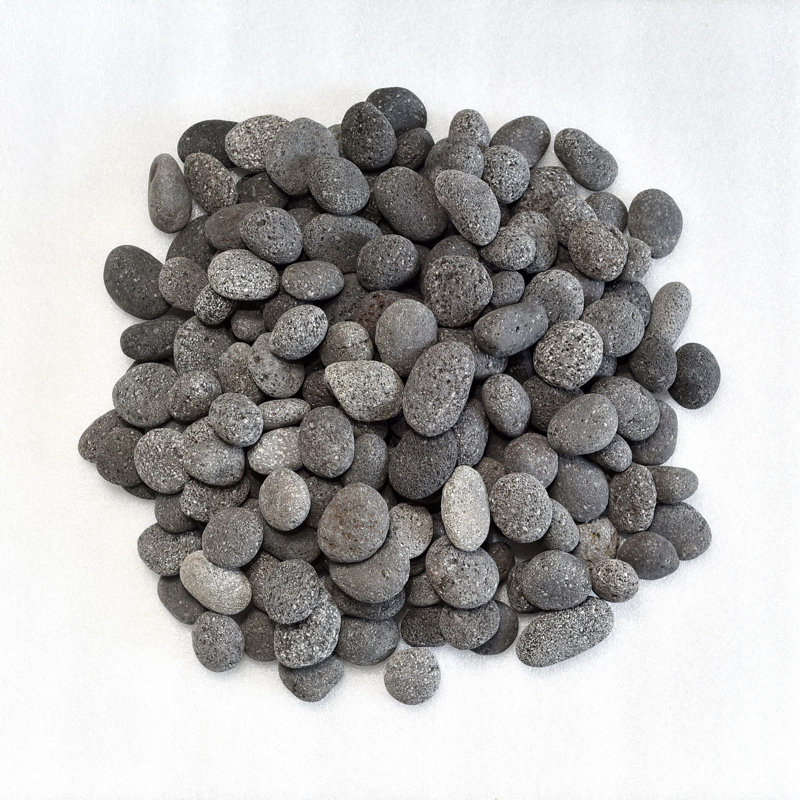 Pierres de lave foyer, sac de 22 lb, L 5 po x P 4 po