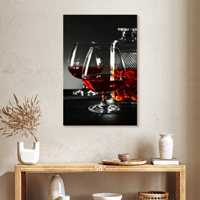 " Cognac Drinks " by SodaPopArt, 36" H x 24" W x 1.25" D