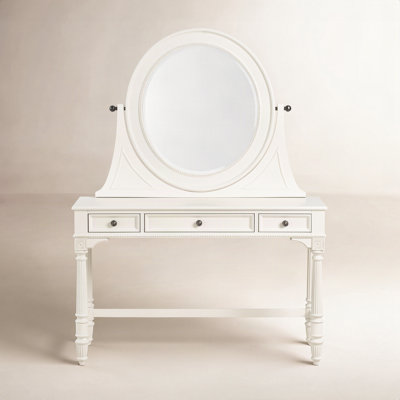 Shira Adjustable Tilt Mirror, Lace Finish