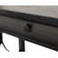Bureau en bois traditionnel, table de bureau avec tiroirs, noir-124304074