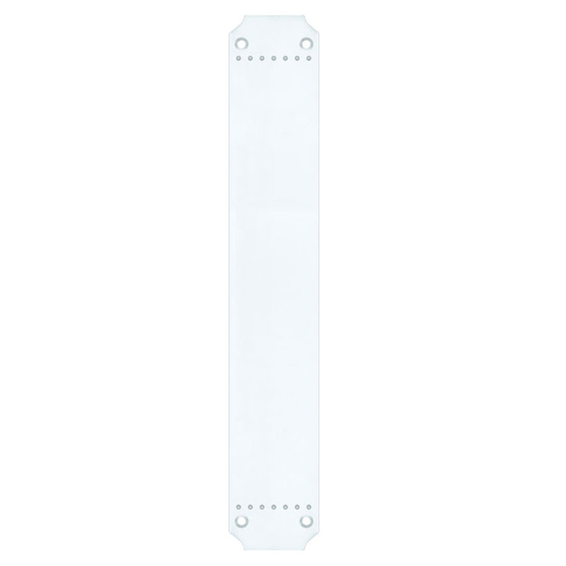 Finger Back Plate, Polished Chrome