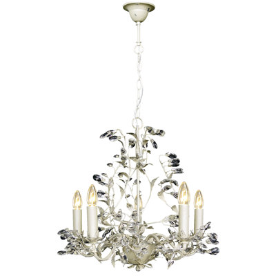 Glasser 5 - Light Candle Style Chandelier