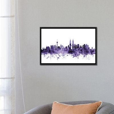 " Kuala Lumpur, Malaysia Skyline " by Michael Tompsett