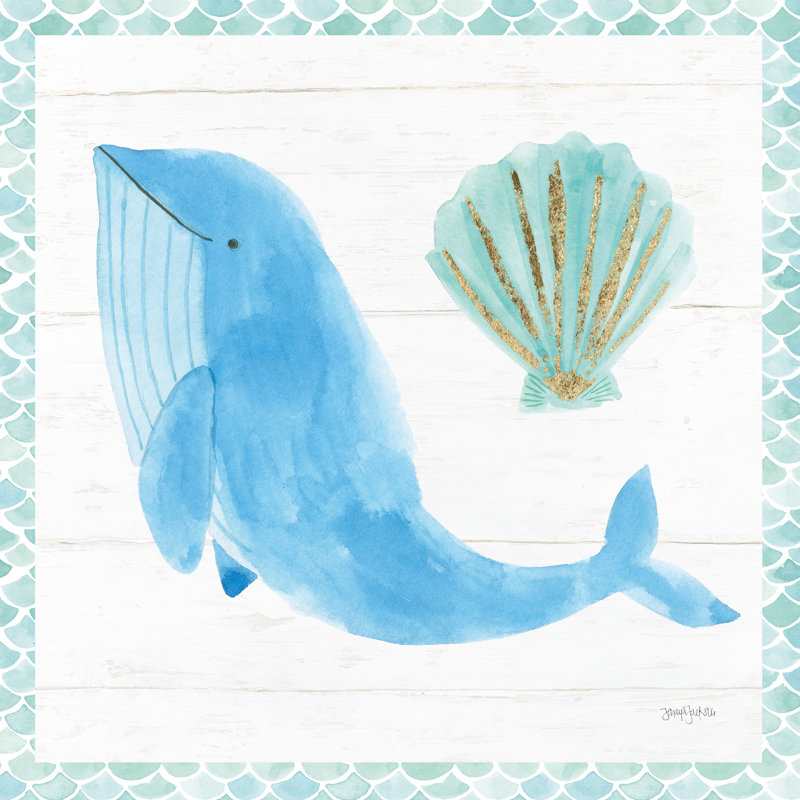 Mermaid Friends VII by Jenaya Jackson - Wrapped Canvas Painting, 76cm H x 76cm W 
