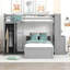 Lit mezzanine avec lit autonome, tablettes, bureau et garde-robe-1383481116-1383481115