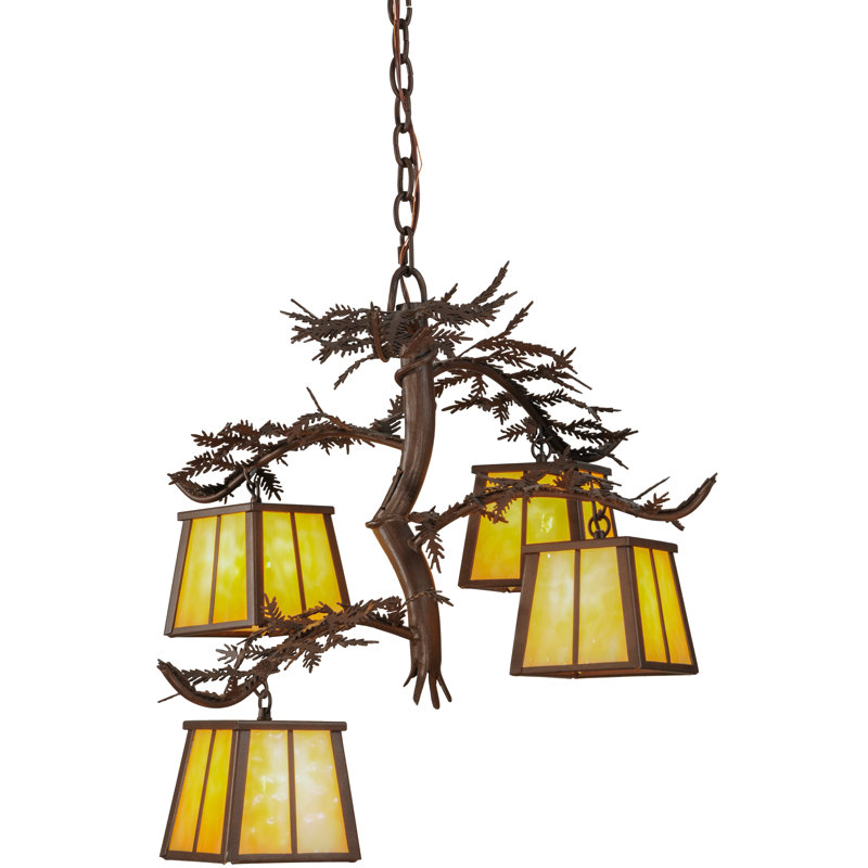 Rustic Lodge 4 - Light Chandelier