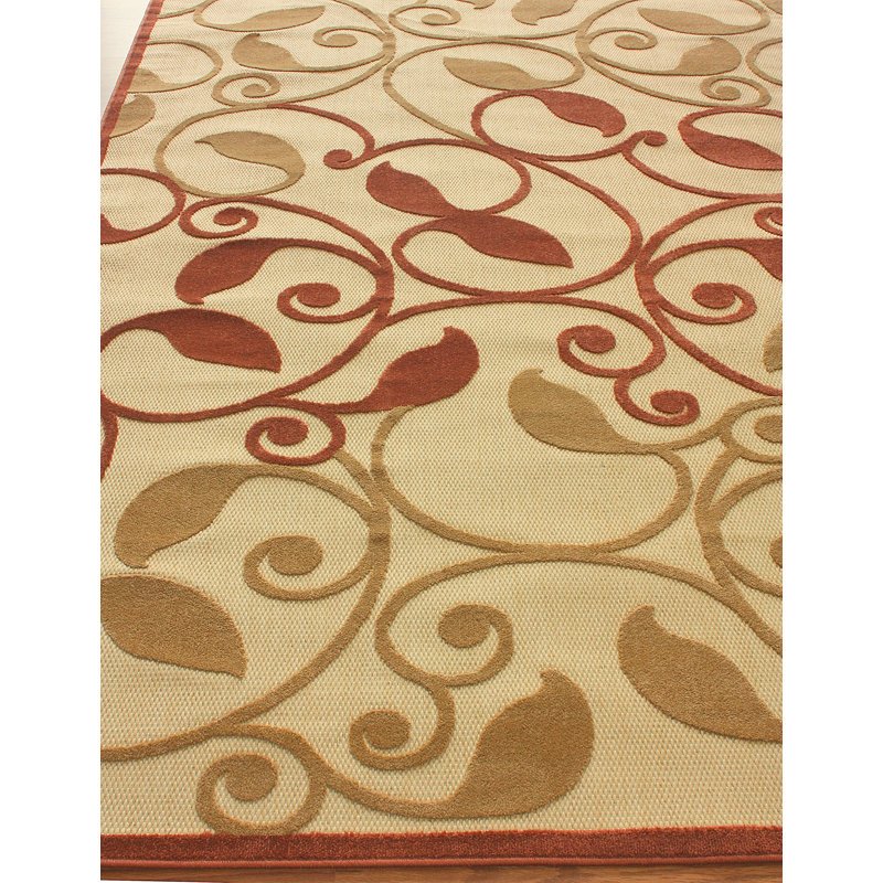 Berrin Floral Indoor Rug, Rectangle 5'2" x 7'6"