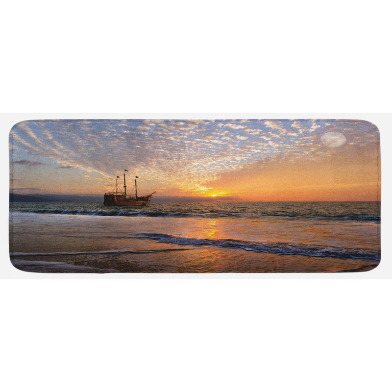 Tapis de cuisine nautique