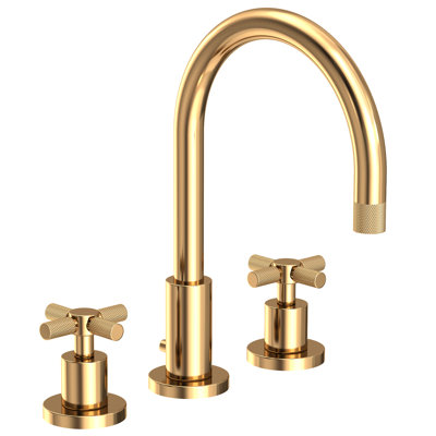 Muncy Widespread Bathroom Faucet with Drain Assembly