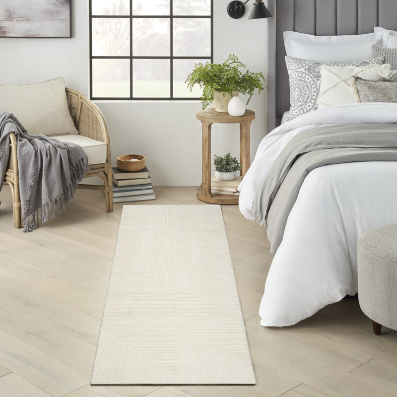 Tapis tissé durable Ivaline, Tapis de couloir 2 pi 2 po x 8 pi