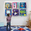 Support mural transparent pour disque vinyle en acrylique transparent