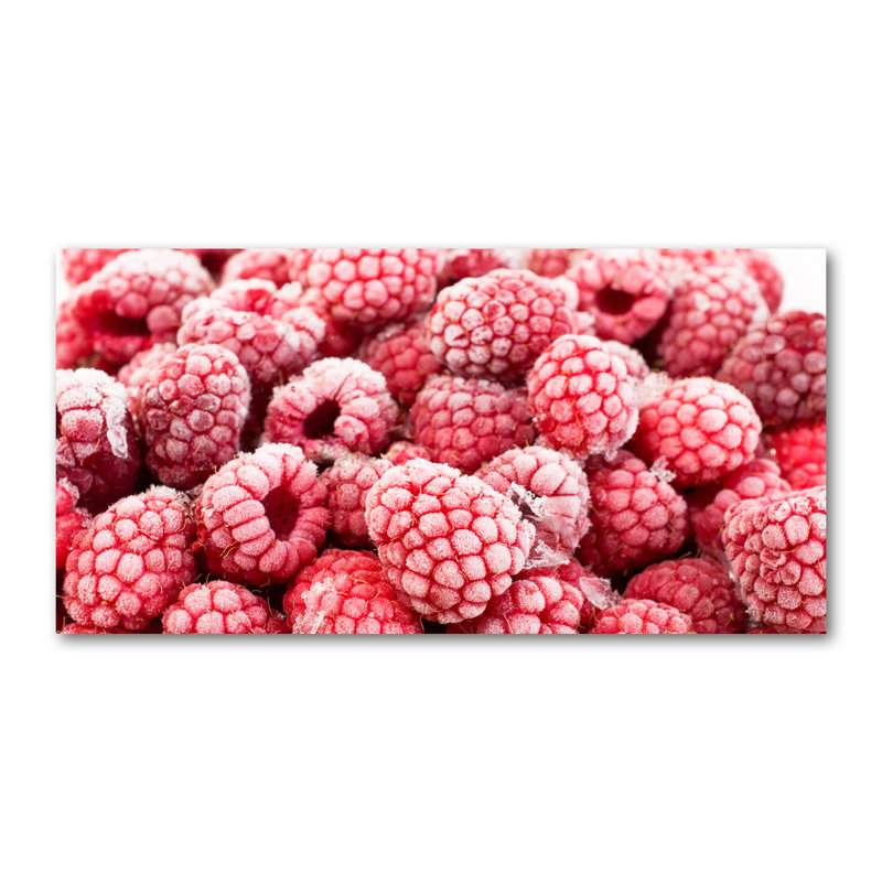 Frozen Raspberries - Wrapped Canvas Print, 70cm H x 140cm W