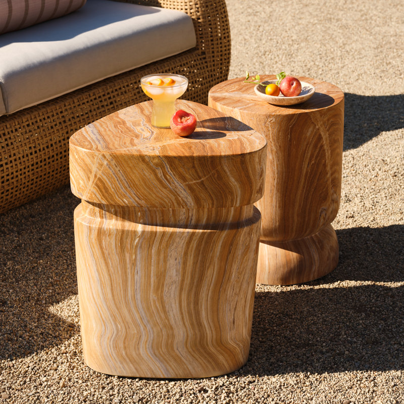 Sydney Casavant 4-Piece Sunbrella® Outdoor Patio Seating Set - Canvas Linen, Olefin Linen