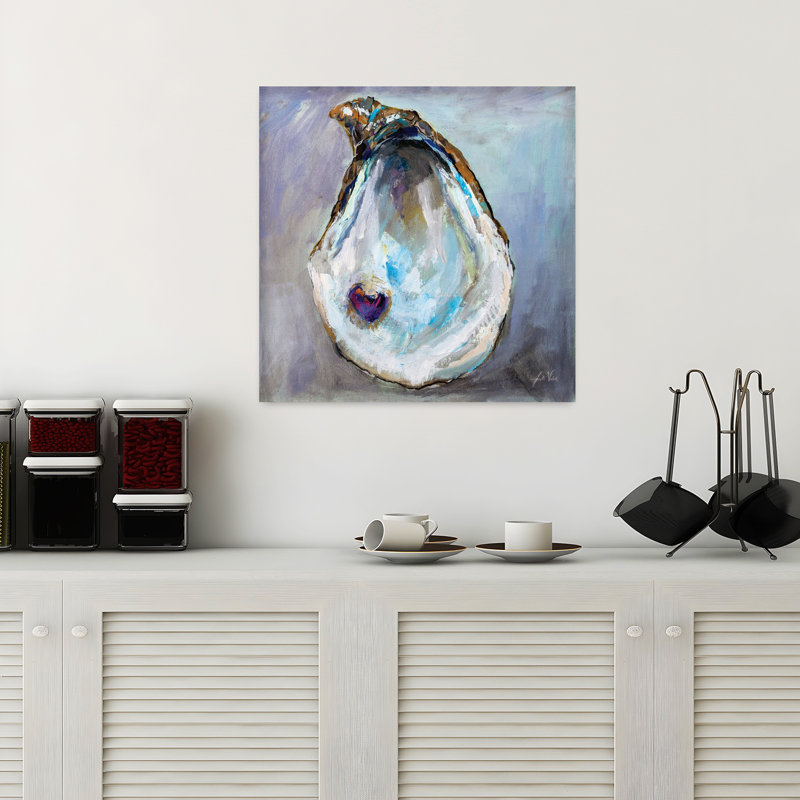 Art côtier à cœur ouvert, H 18 po x l 18 po