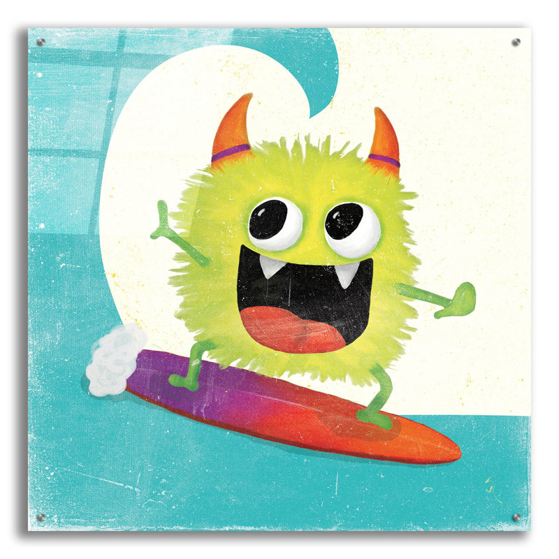 Epic Art «Xtreme Monsters III» par Sarah Adams, Acr «Xtreme Monsters III» par Sarah Adams, H 36 po x l 36 po x P 0,2 po
