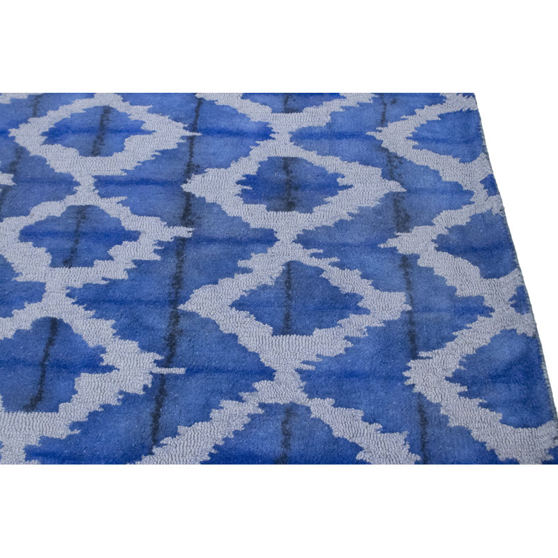 Tapis oriental bleu 5 x 8