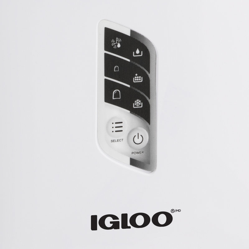  Igloo Automatic Self-Cleaning 26-Lb. Ice Maker, White