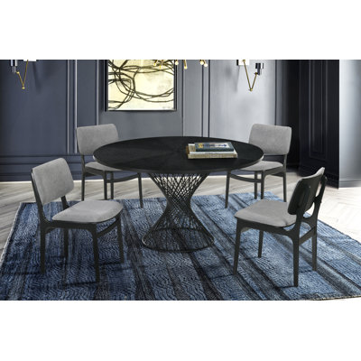 Schoonmaker 4 - Person Pedestal Dining Set