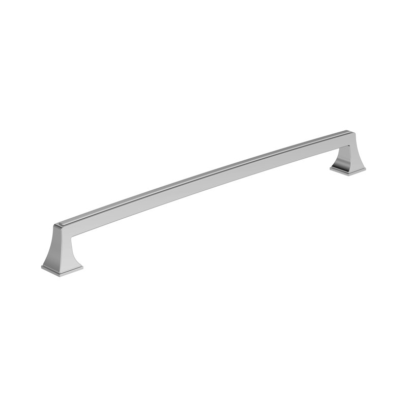 Poignée barre Mulholland, Chrome poli, 6.3125"