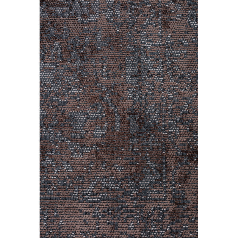 Rapture Gray Brown Oriental Luxury Area Rug, Rectangle 7'10" x 11'2"