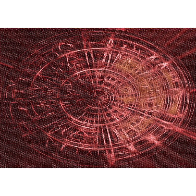 Tapis 100% à motifs lavables à la machine 2989 Pat165-RD, Rectangle 7 pi x 9 pi